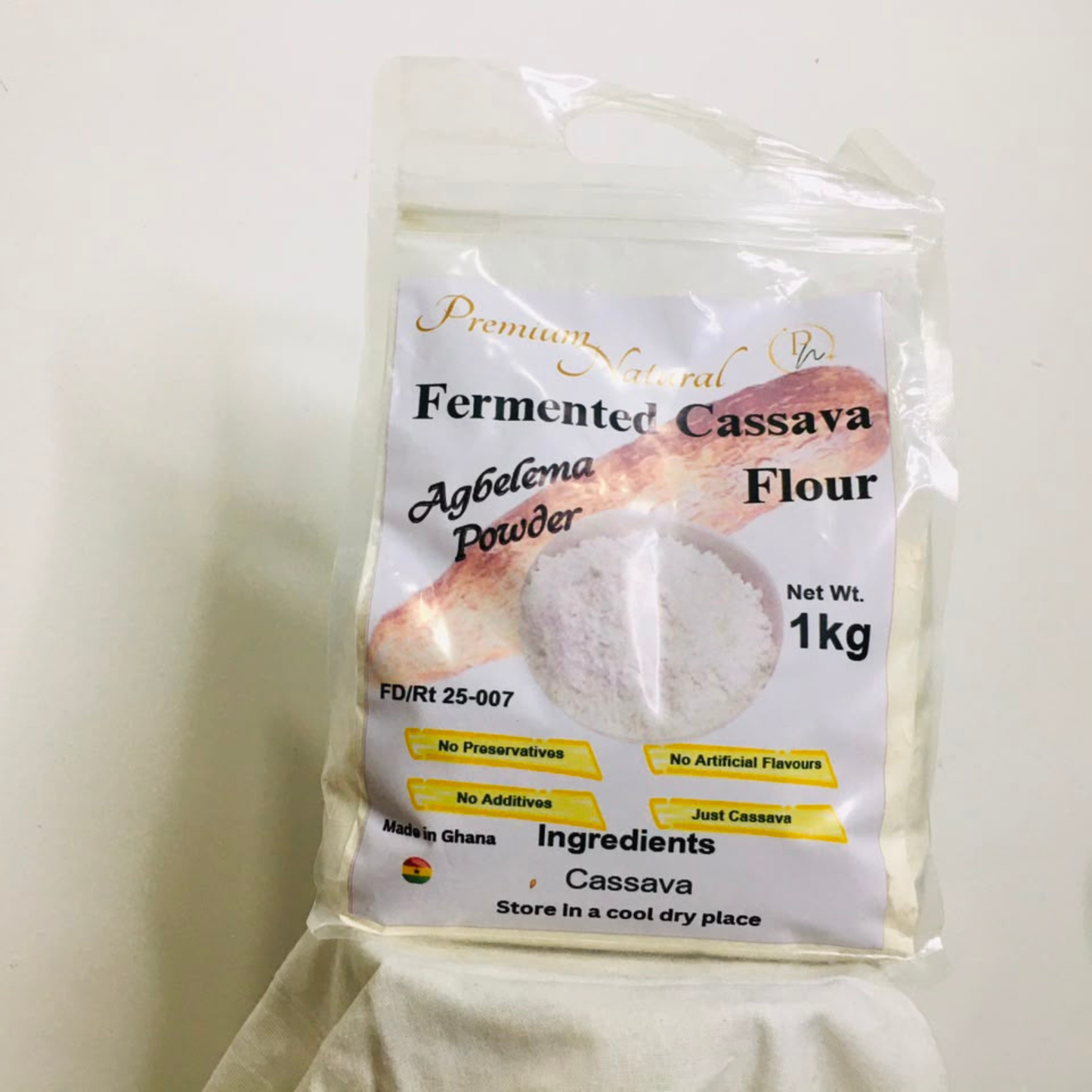 Agbelema Powder - Fermented Cassava Powder