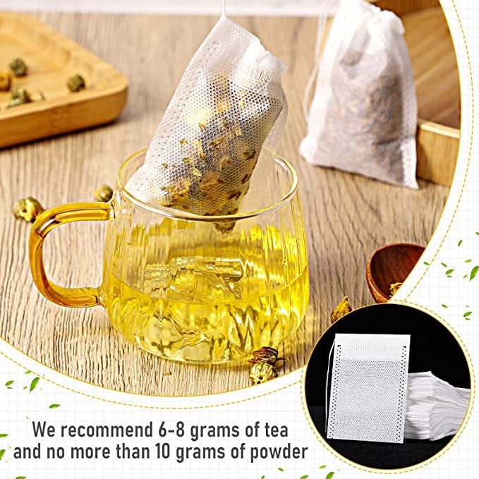 Empty Tea Bags - Corn Fibre -100pcs/Pack